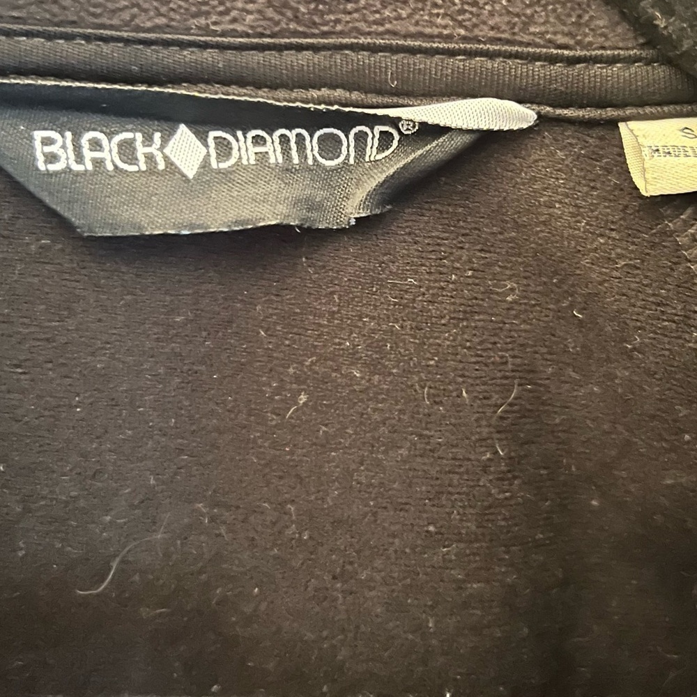 BLACK DIAMOND Women’s Size S Full Zip Jacket Fleece Lined Soft-Shell Black - Picture 4 of 6